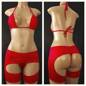 Custom Made Exotic Dancewear/ Lingerie  Set